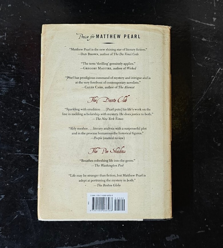 The Last Dickens Matthew Pearl Signed 1st Edition/Printing Hardcover Dust Jacket