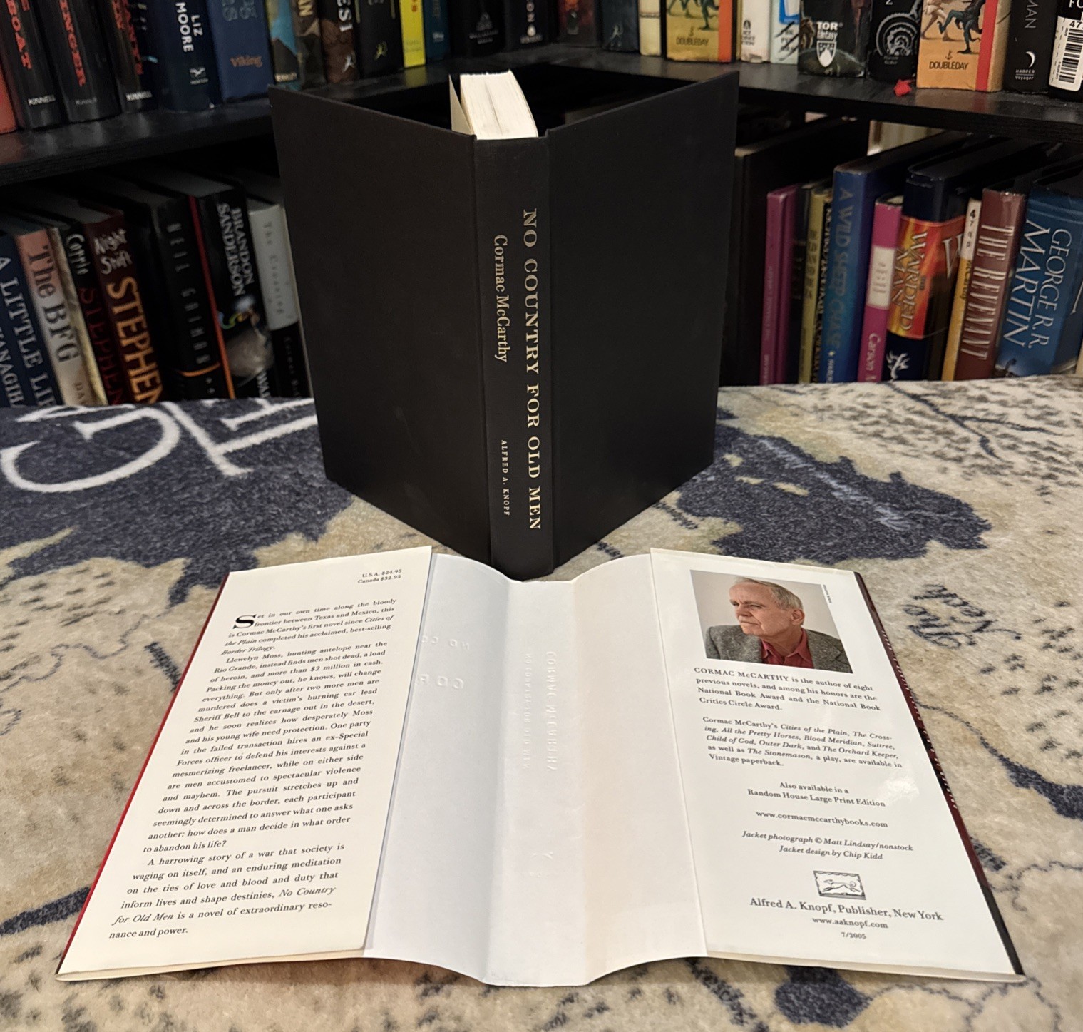 No Country for Old Men Cormac McCarthy Hardcover First Edition1st Print G2U
