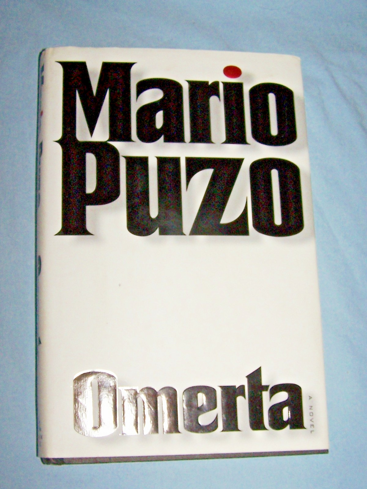 Omerta HB w/unclipped dj-Mario Puzo-2000-1st Edition-317 pages
