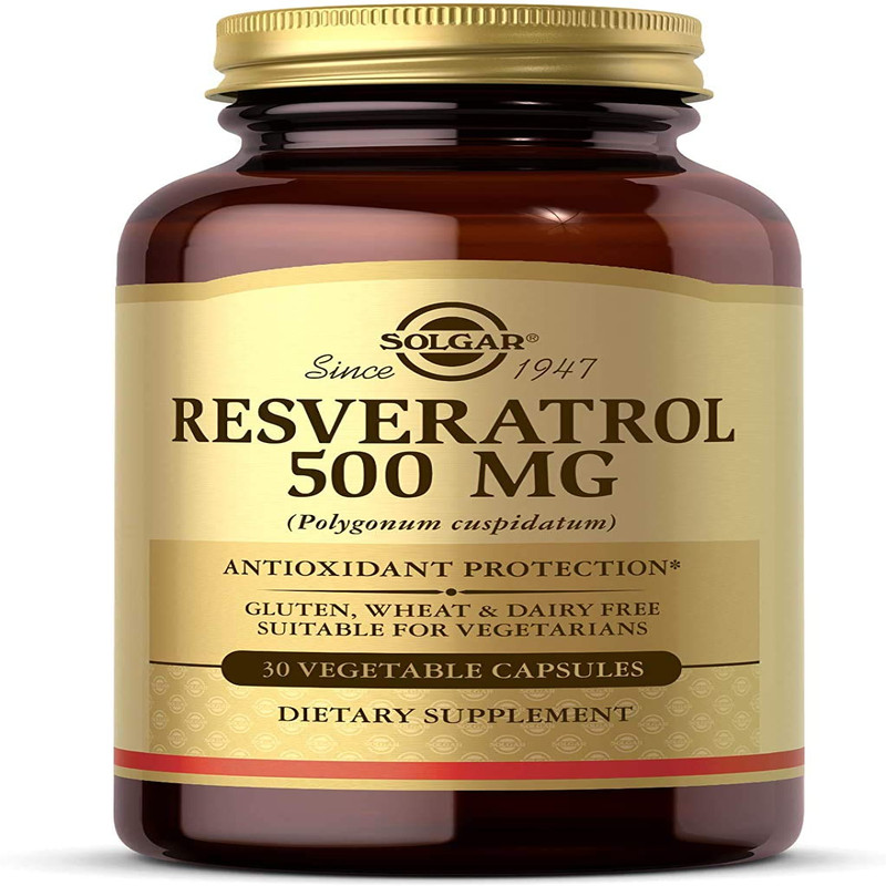 Solgar Resveratrol 500 Mg 30 Vegetable Capsules – Antioxidant Protection –