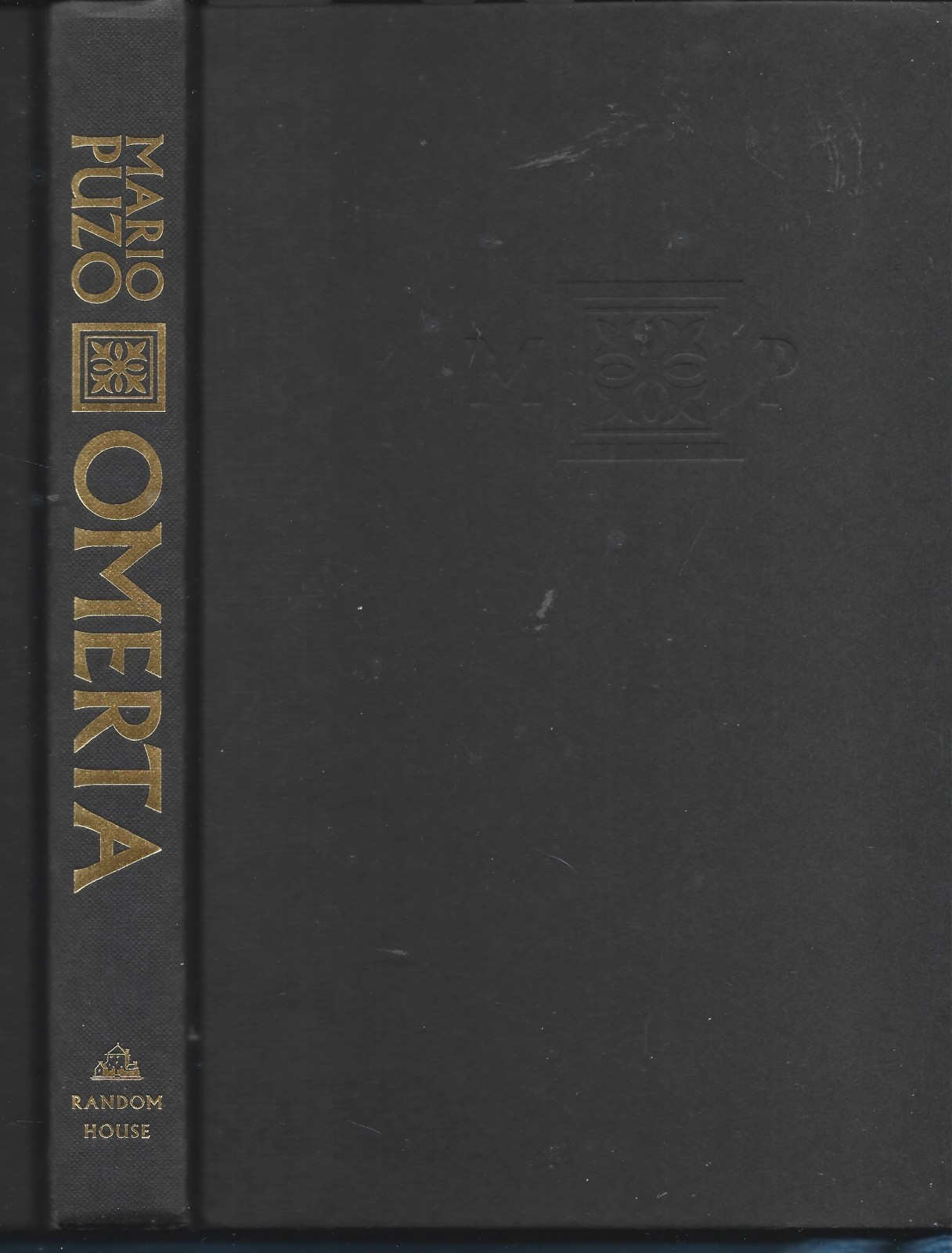 Omerta HB w/unclipped dj-Mario Puzo-2000-1st Edition-317 pages