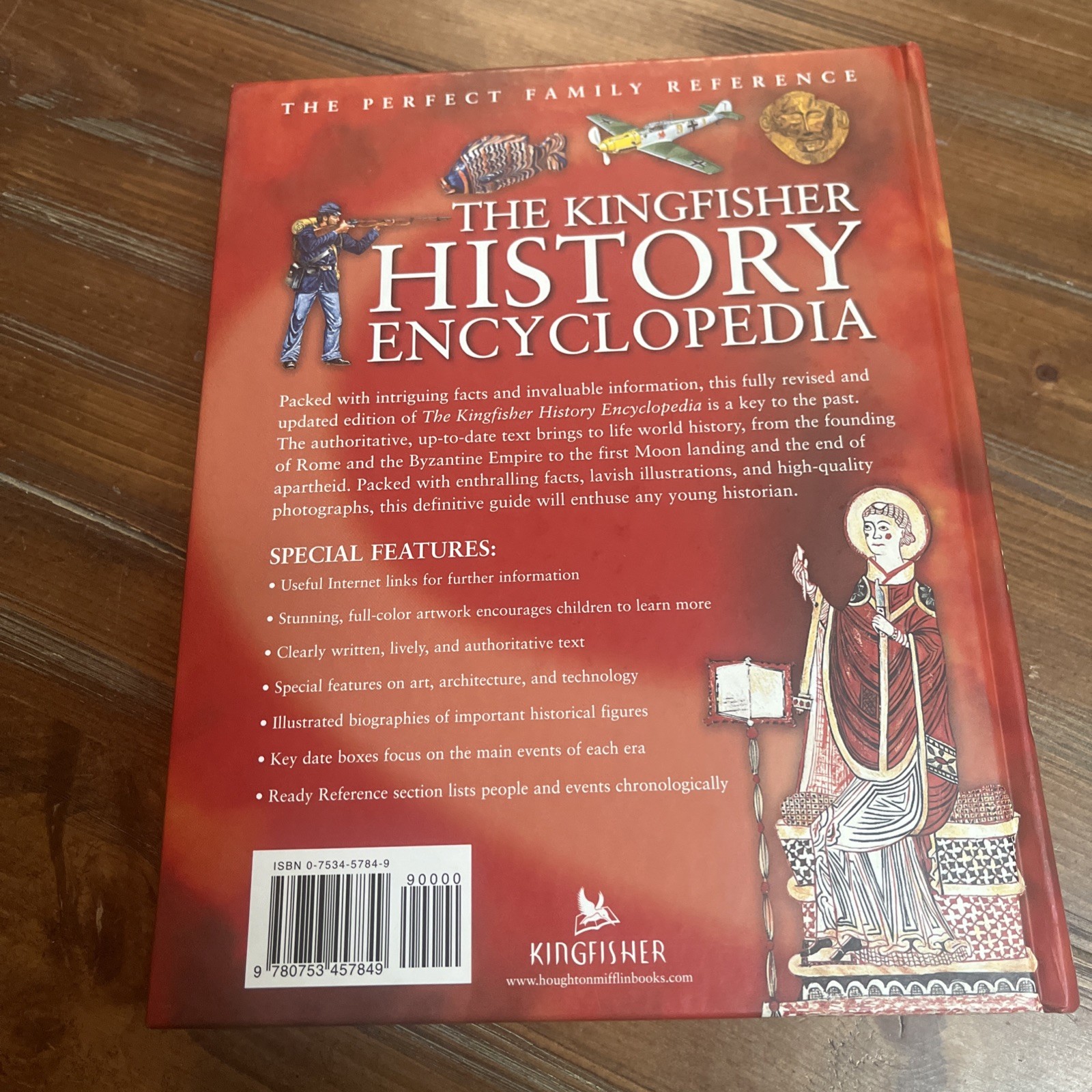 The Kingfisher History Encyclopedia Hardcover Fully Revised & Updated Reference