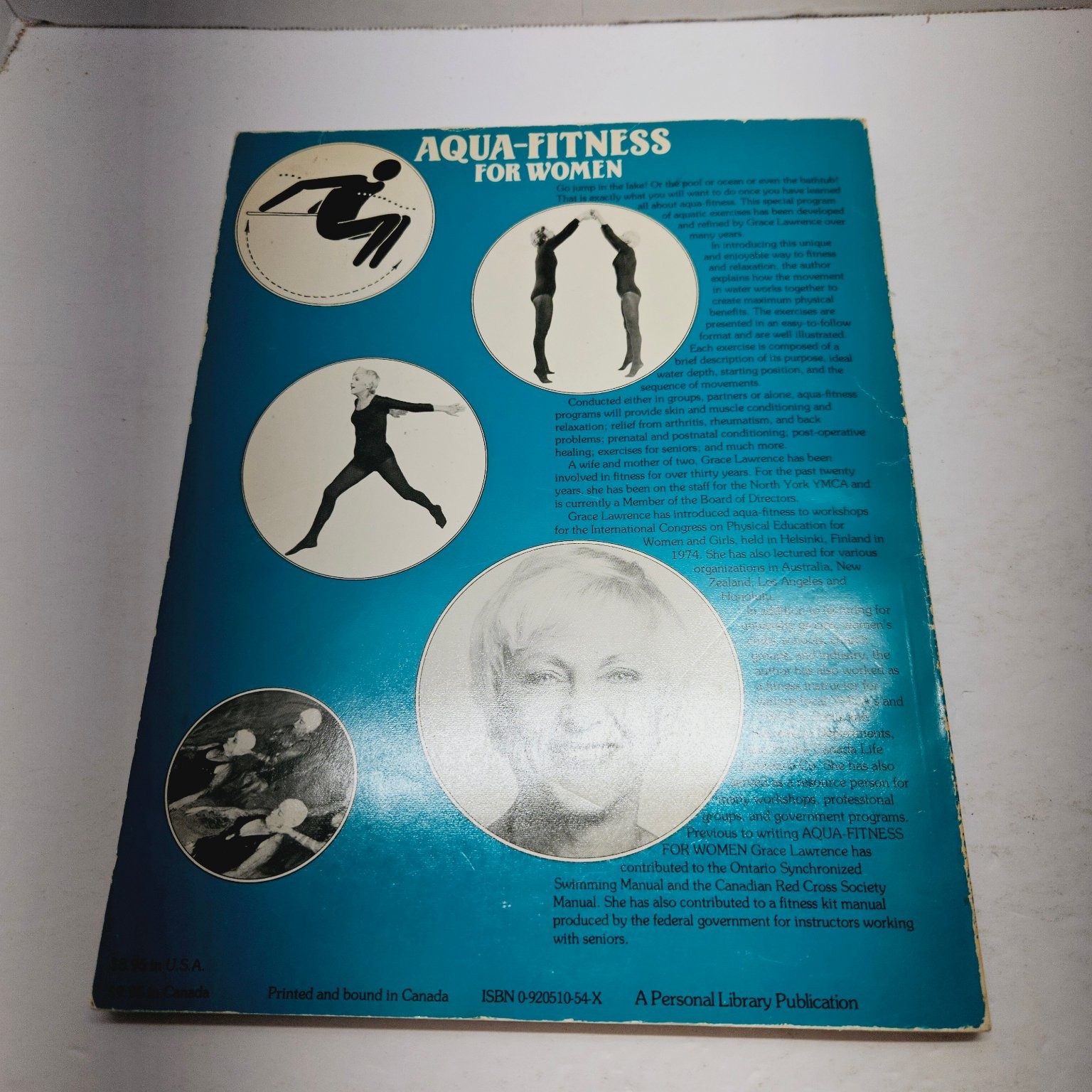 Vintage Aqua-Fitness for Women – Grace Lawrence 1981 Aquatic Exercise Guide Pbk
