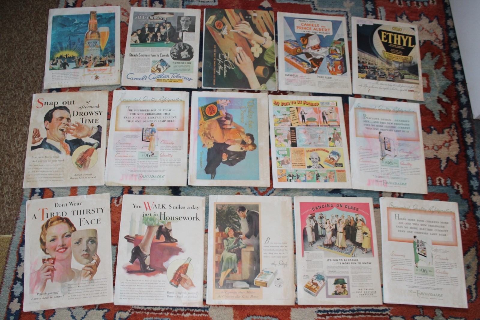 COLLIER’S MAGAZINES 1933 -15 Items Showing Front & Rear Covers