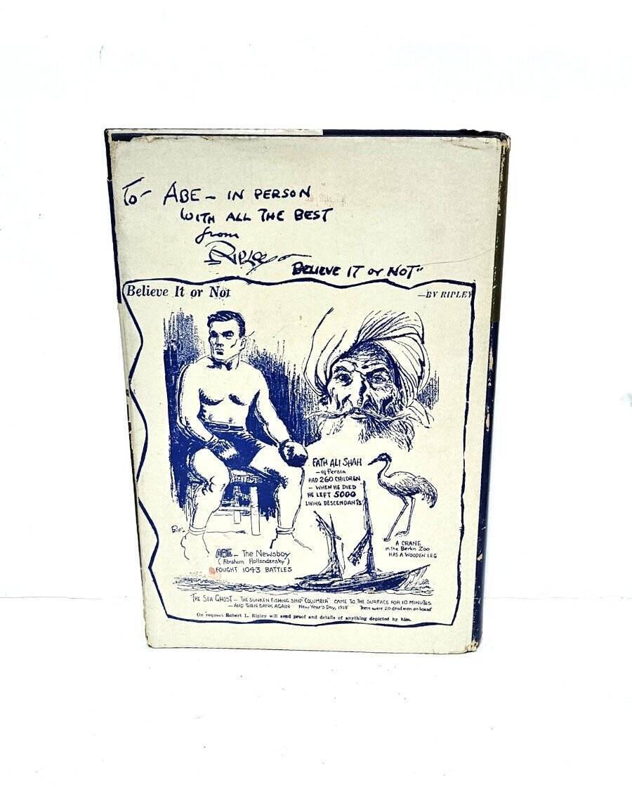 The Life Story of Abe the Newsboy by Abe Hollandersky 1958 Hardcover 22nd Ed.
