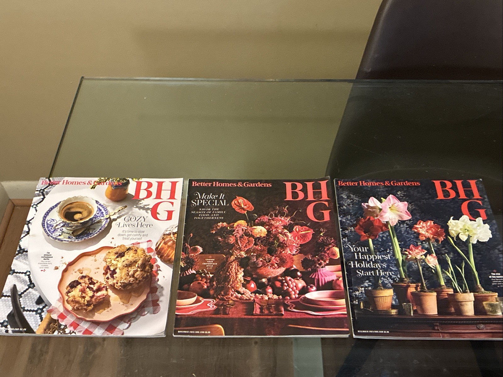 Better Homes & Gardens Magazine 2025 October November December BHG SET Lot CLEAN