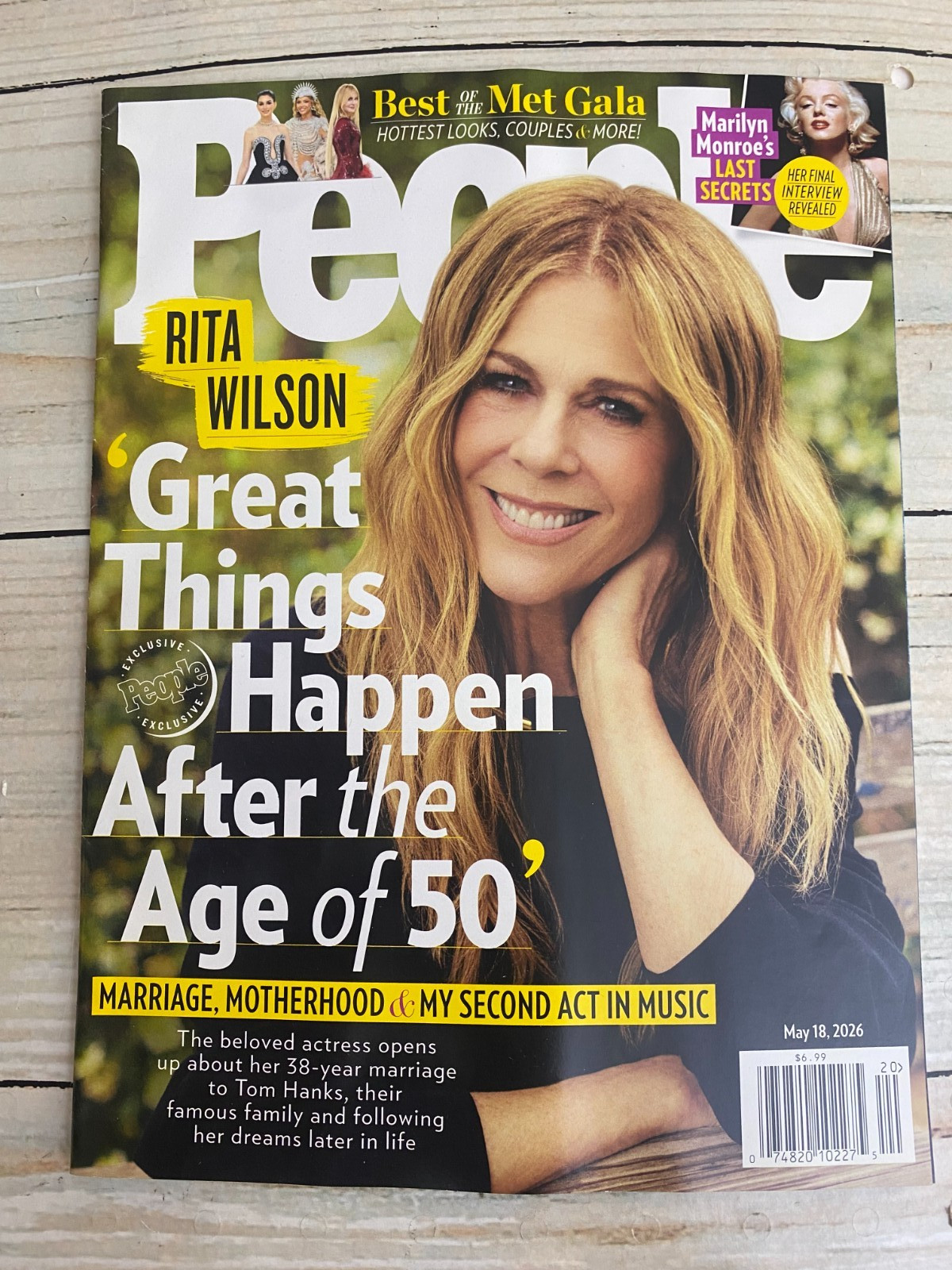 People Exclusive Magazine May 18/ 2026 Issue 20 Rita Wilson Marilyn Monroe’s