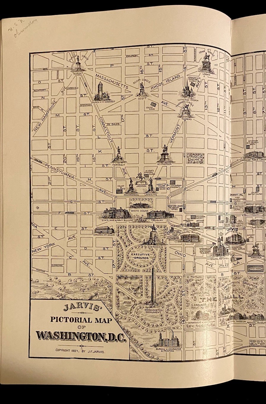 Original 1907 The Washington Monument Illustrated Guide And History 48 Pages