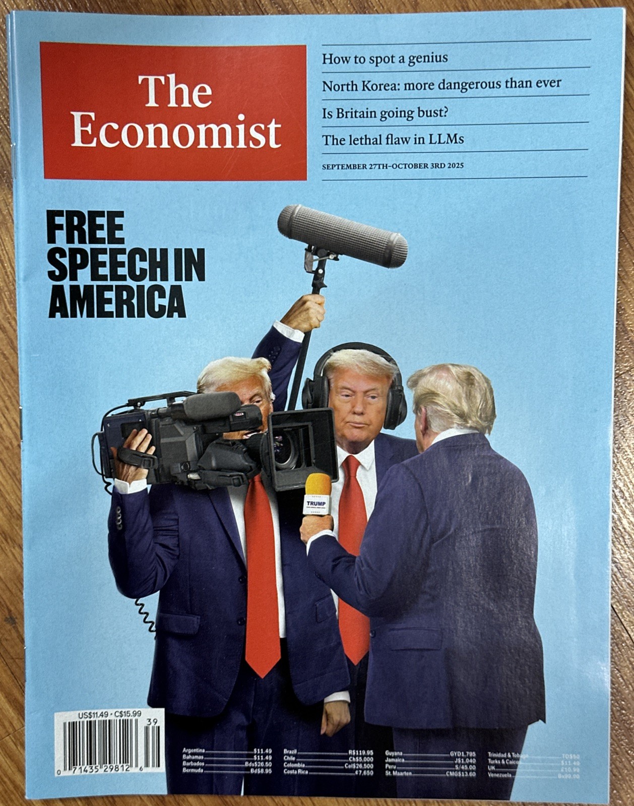 The Economist Magazine September 27th – October 3rd 2025 Free Speech in America