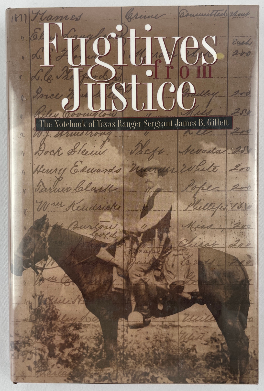 Fugitives from Justice : The Notebook of Texas Ranger Sergeant James B. Gillett