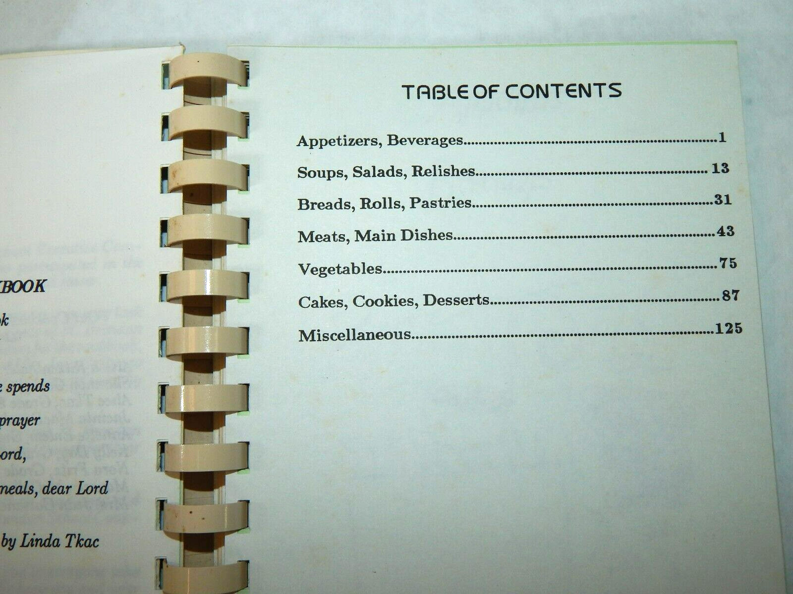 Vintage Saint Brendan Catholic Church Recipes Cookbook, Hilliard, Ohio 1992