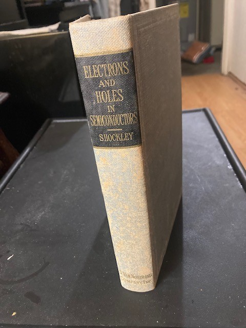Electrons and Holes in Semiconductors, William Shockley. Like new. No dust cover