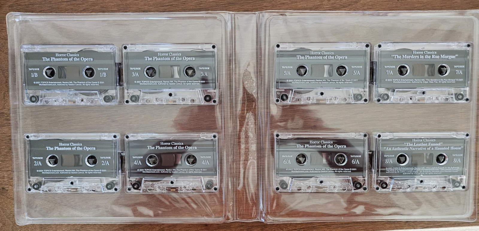 Horror Classics New Topics Entertainment Audio Book Collection 8 Cassettes