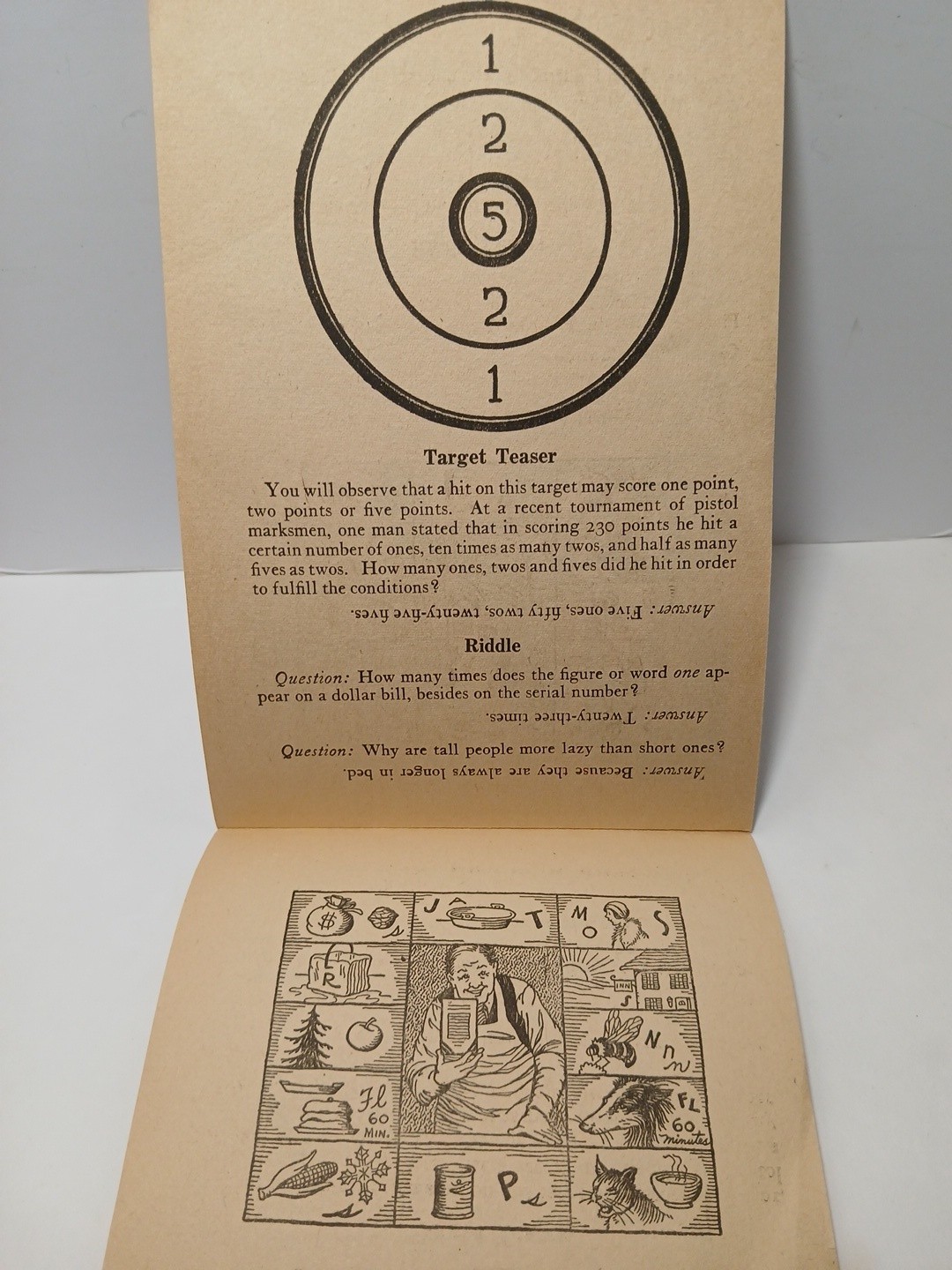 1940’s Lot of 3 Pencil Games Tablet Books Riddles Mazes Pencil Play