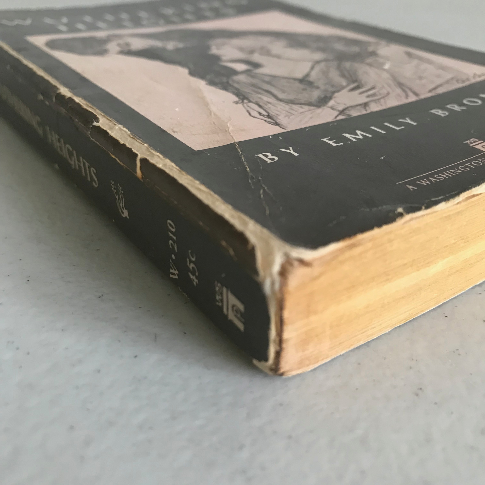 Wuthering Heights by Emily Bronte Vintage A Washington Square Press Paperback