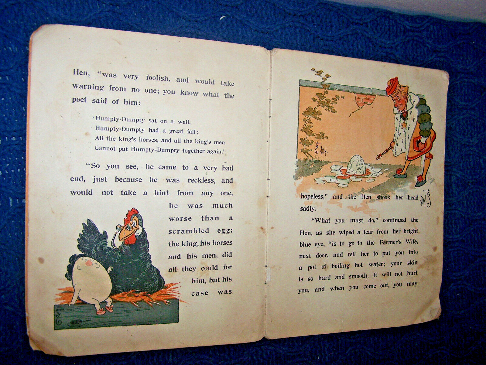 ORIGINAL 1903 DENSLOW’S HUMPTY DUMPTY 1ST PRINT WIZARD OF OZ ILLUSTRATOR