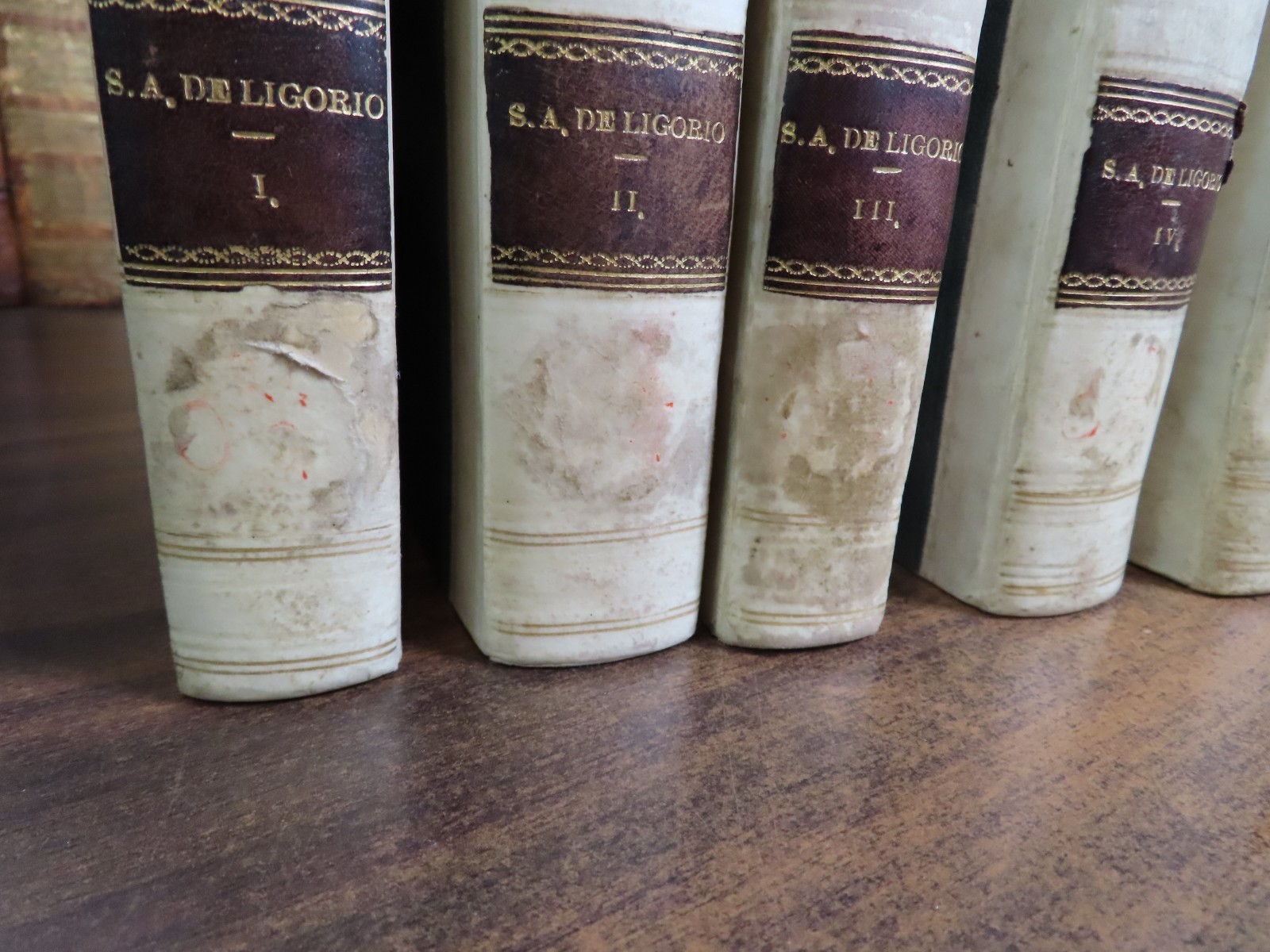 Theologia Moralis S Alphonsi De Ligorio 1866 Sancti St 7 Books in 5 Volumes