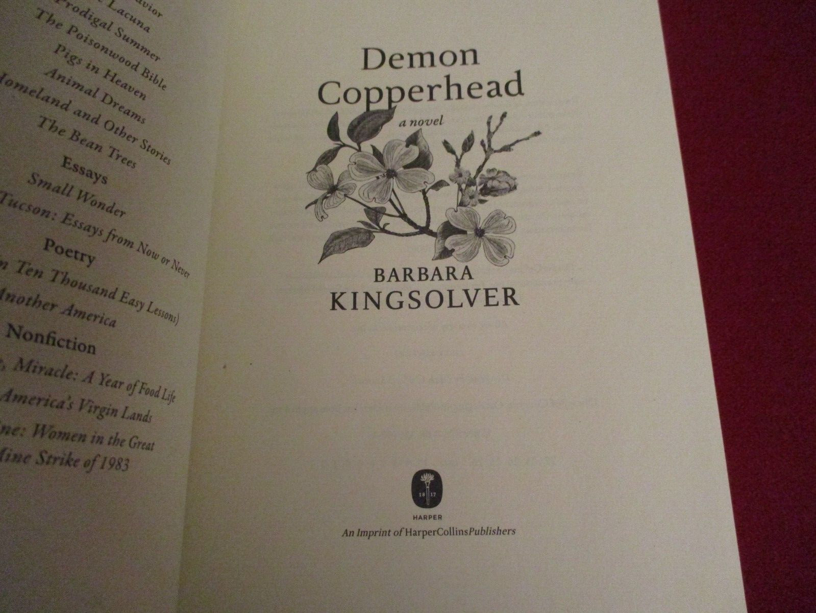Demon Copperhead by Barbara Kingsolver (2022) First Printing ~ Pulitzer Prize