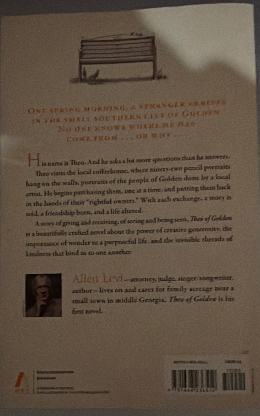 Allen Levi Theo of Golden Paperback Novel Fiction Literary English Adults