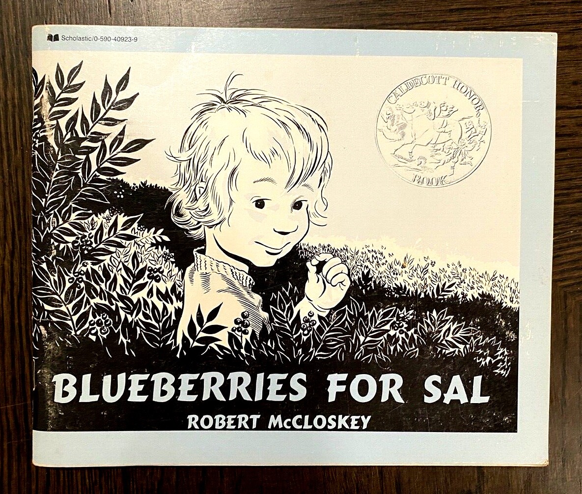 VINTAGE: Blueberries for Sal by Robert McCloskey1987 Printing PB