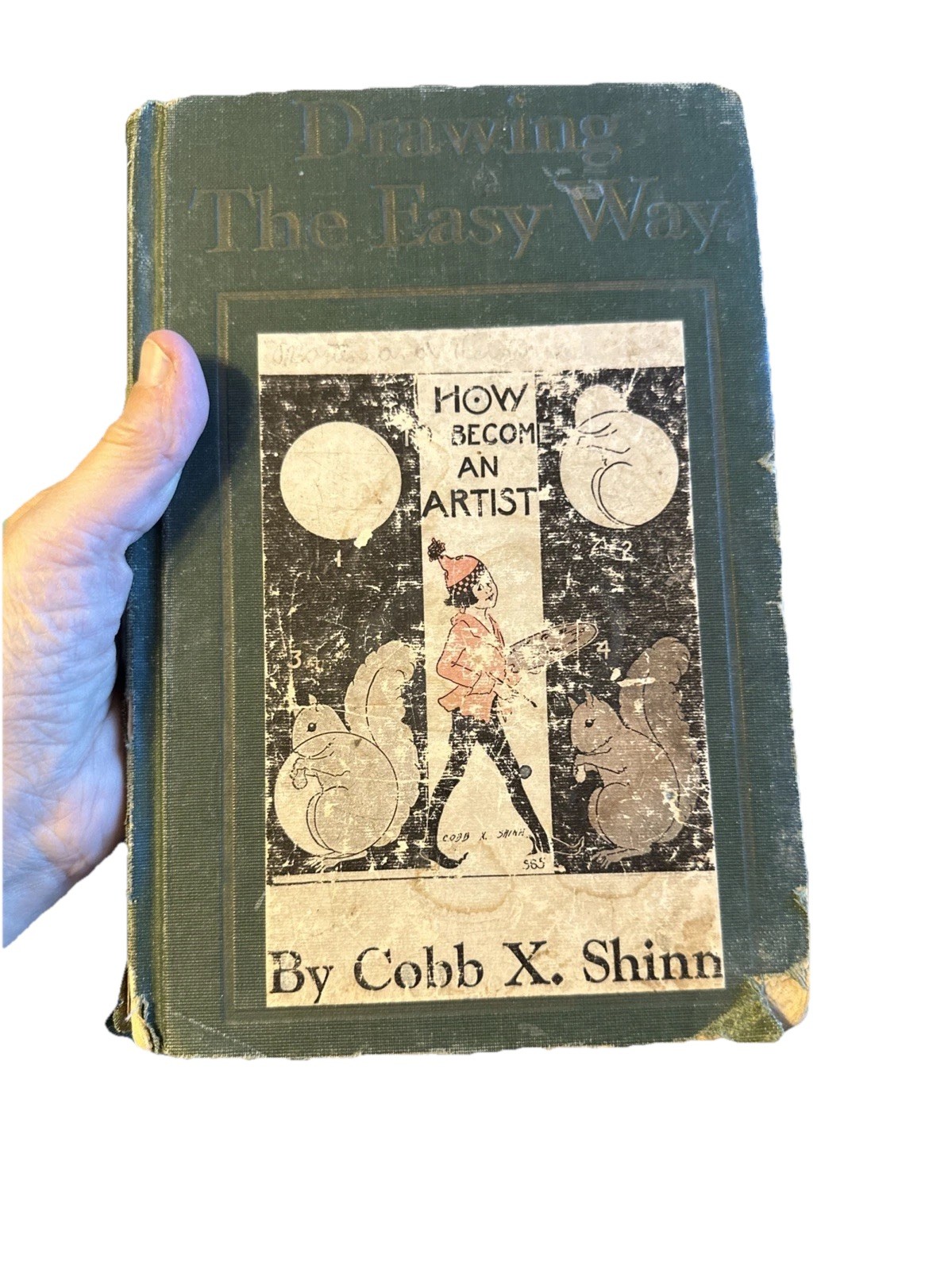 VTG HC Drawing the Easy Way by Cobb X. Shinn, 1927 Third Printing