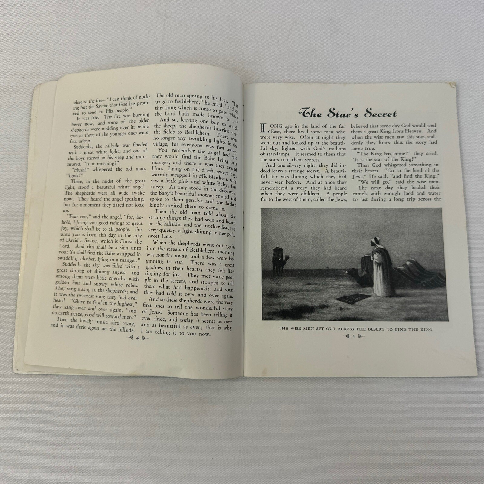 Vtg 1937 Stories of Jesus Illustrated Booklet, 64 Pages, Christian Collectible