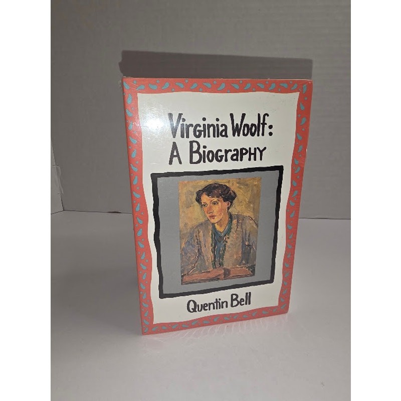 Virginia Woolf 4 Paperback Lot: Biography, Lighthouse, Mrs Dalloway, Room of Own