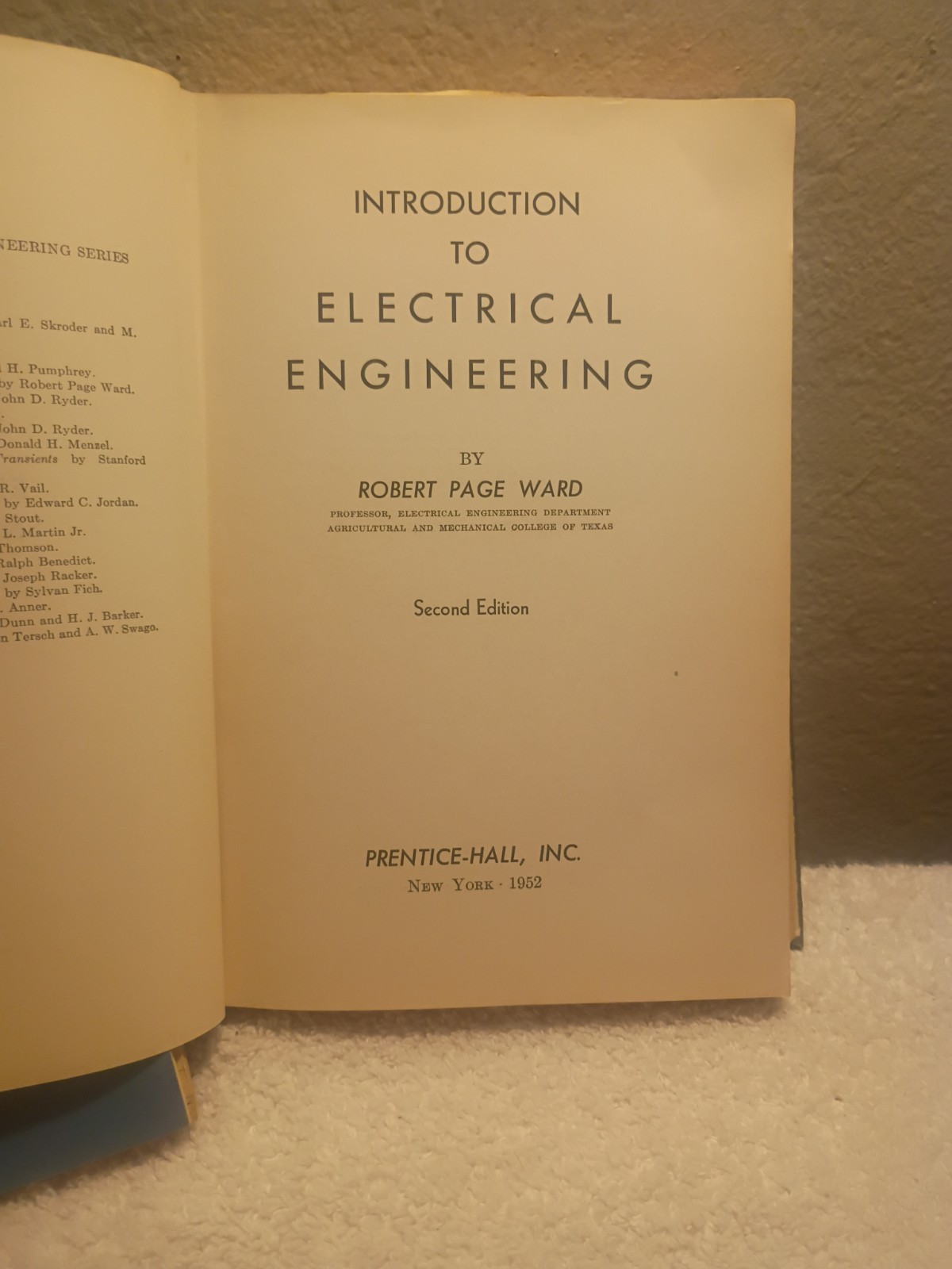 Introduction to Industrial Electronics by R. Ralph Benedict 1957 Textbook