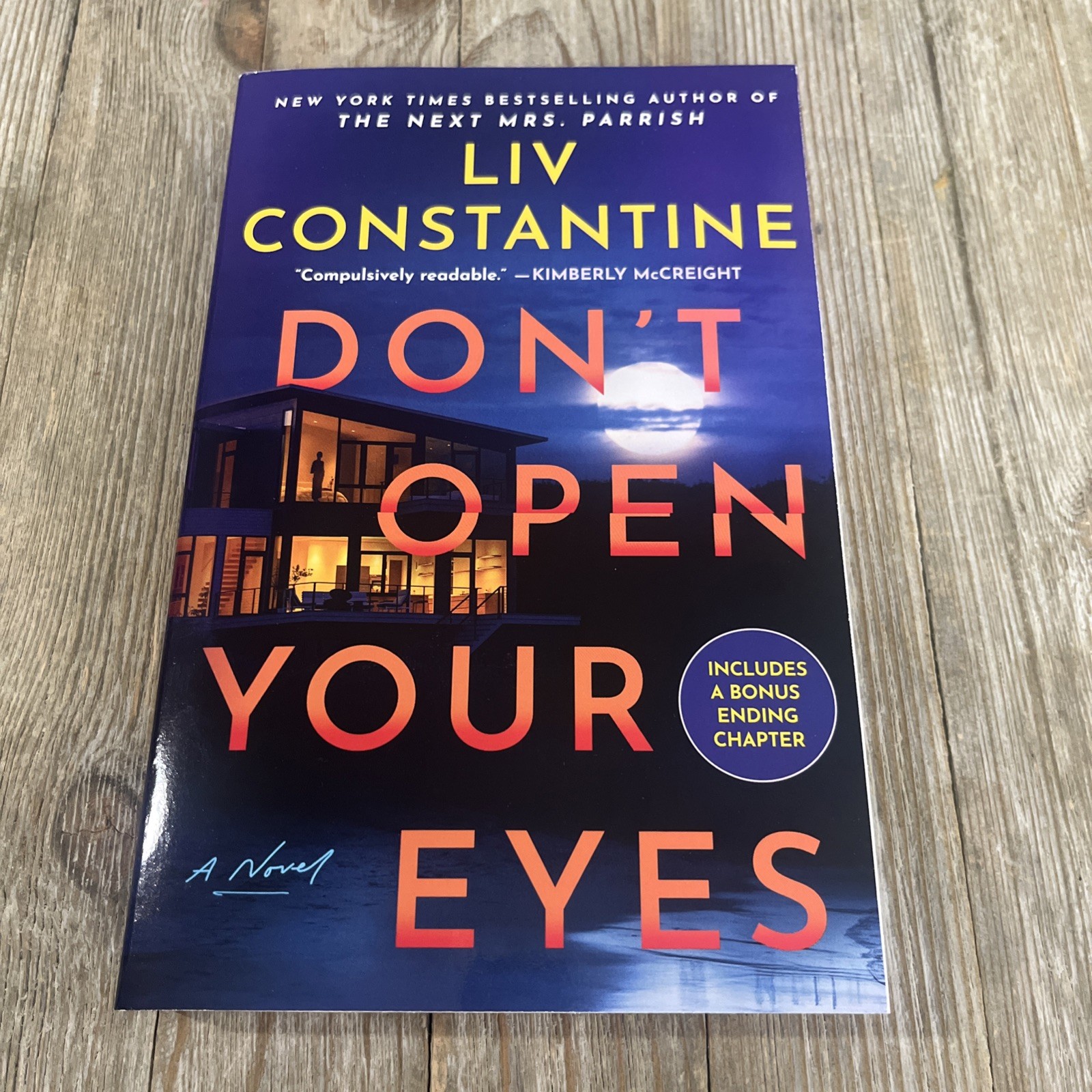 Don’t Open Your Eyes: A Novel by Liv Constantine – New – PB Book – 6/9/26
