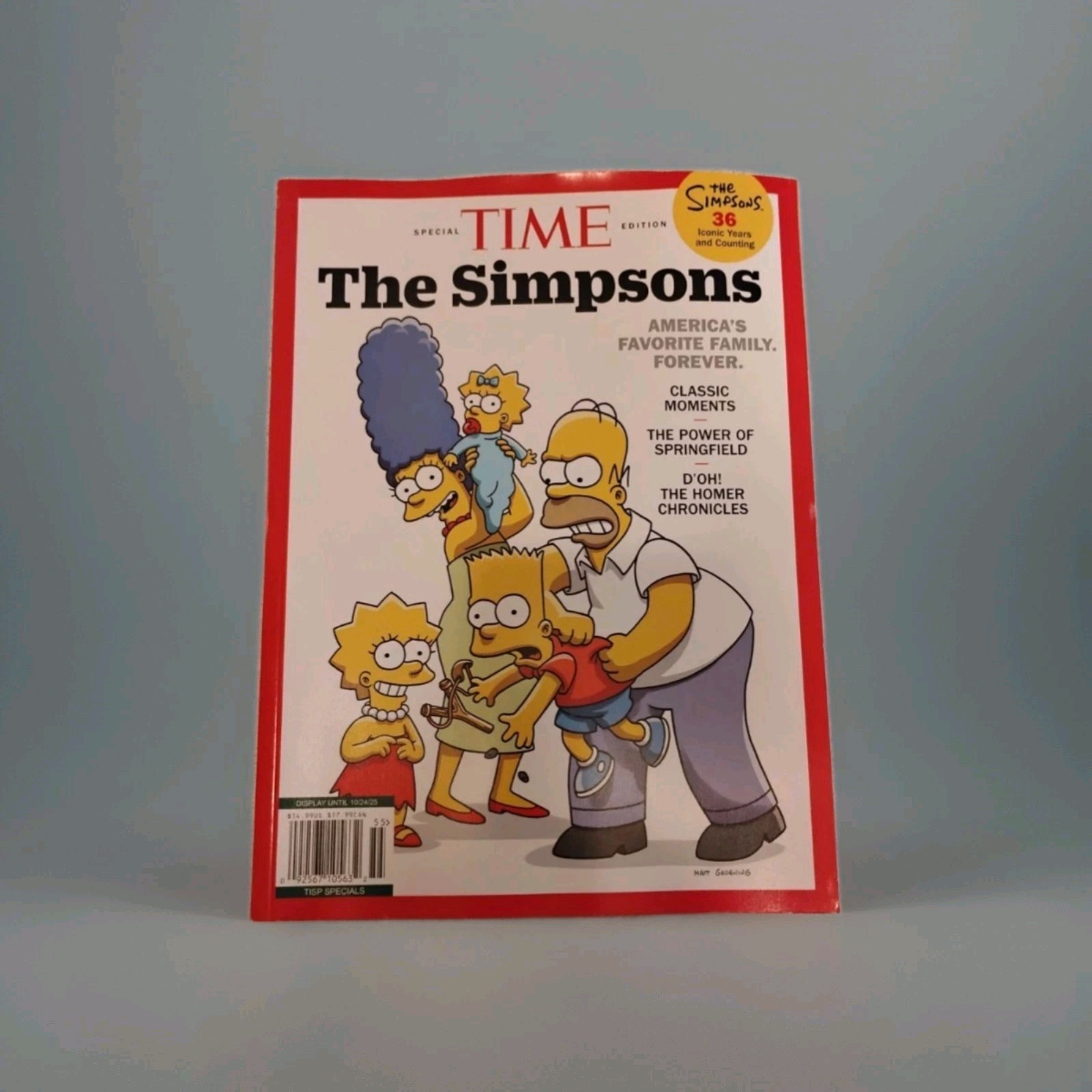 The Simpsons Time Magazine Special Edition 2025 Complete Set Homer Bart 36 Years
