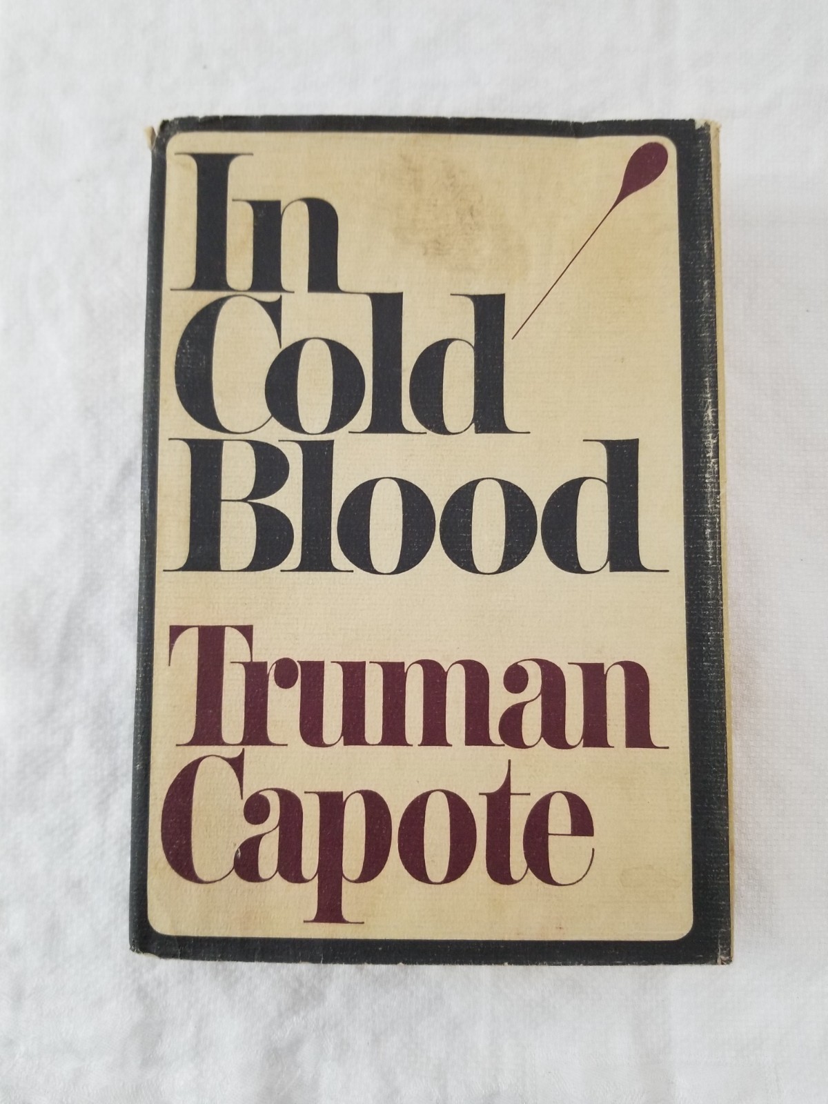 1965 In Cold Blood by Truman Capote Hardcover w/ Dustjacket