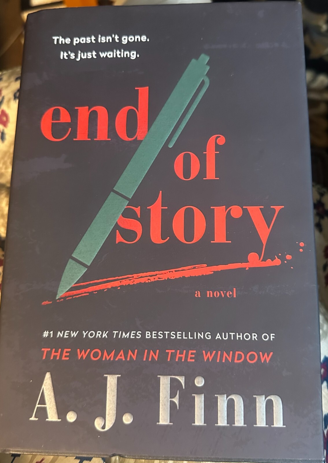 End Of Story by A. J. Finn SIGNED, 1st Edition (2024, Hardcover)