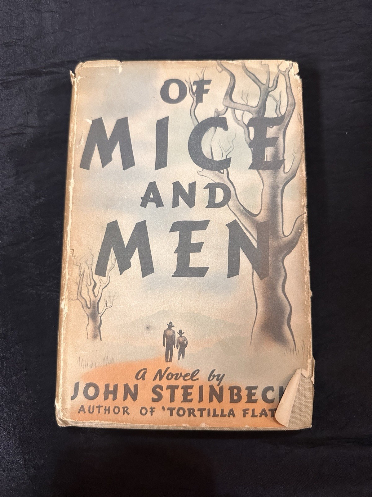 John Steinbeck Of Mice and Men 1937 Hardcover w/ Dust Jacket BCE