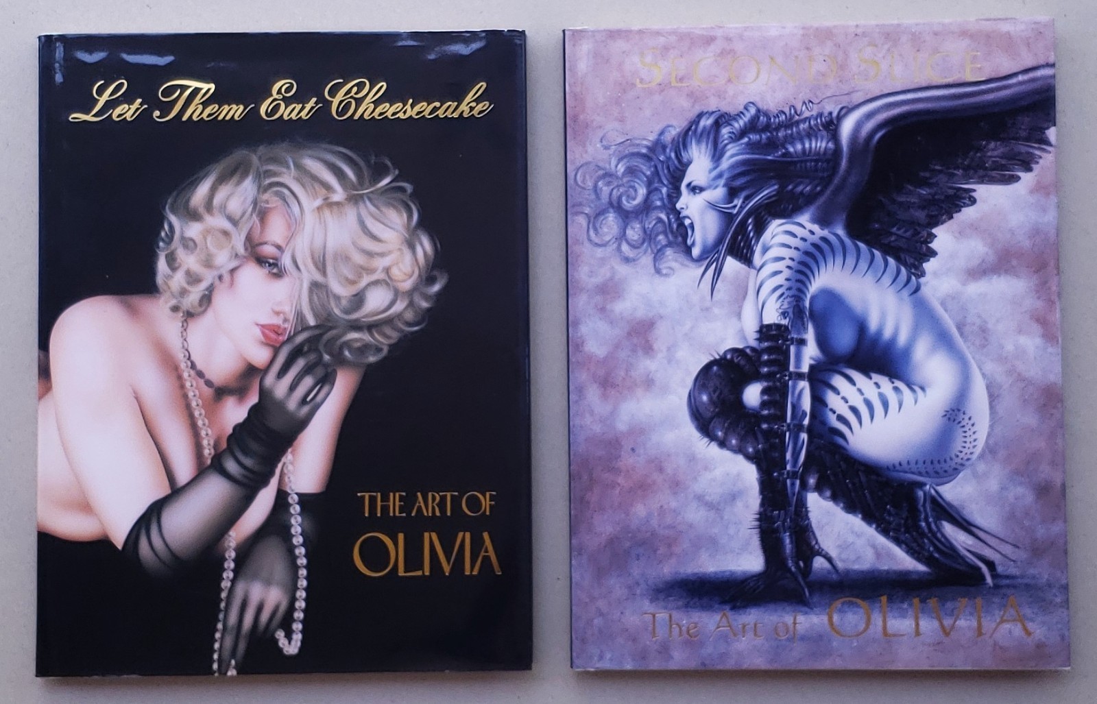 Let Them Eat Cheesecake / Second Slice : The Art of Olivia (2 Volumes) Signed