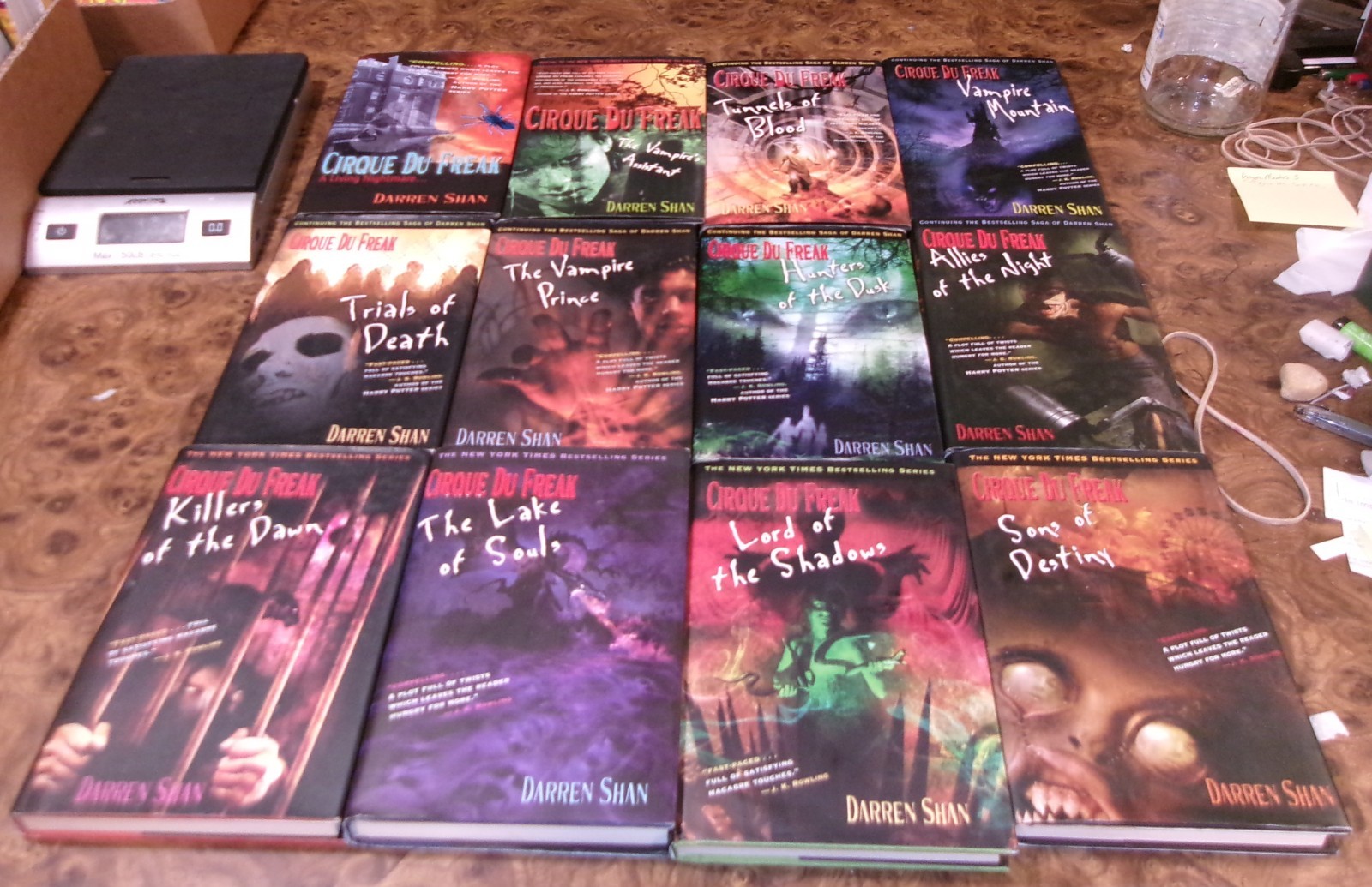 Complete Hardcover Set of Cirque du Freak Books 1-12 Darren Shan Lot Vampires