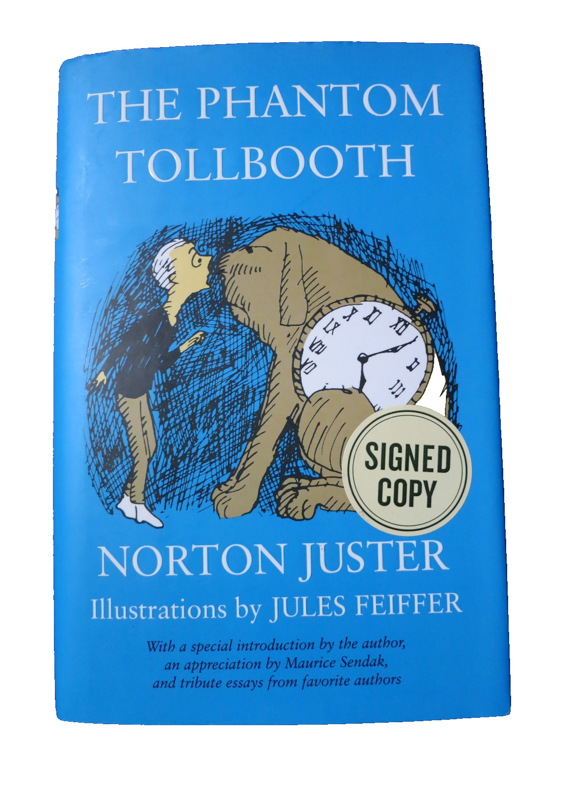 The Phantom Tollbooth SIGNED Norton Juster 2011 Edition/1st Print Hardcover DJ
