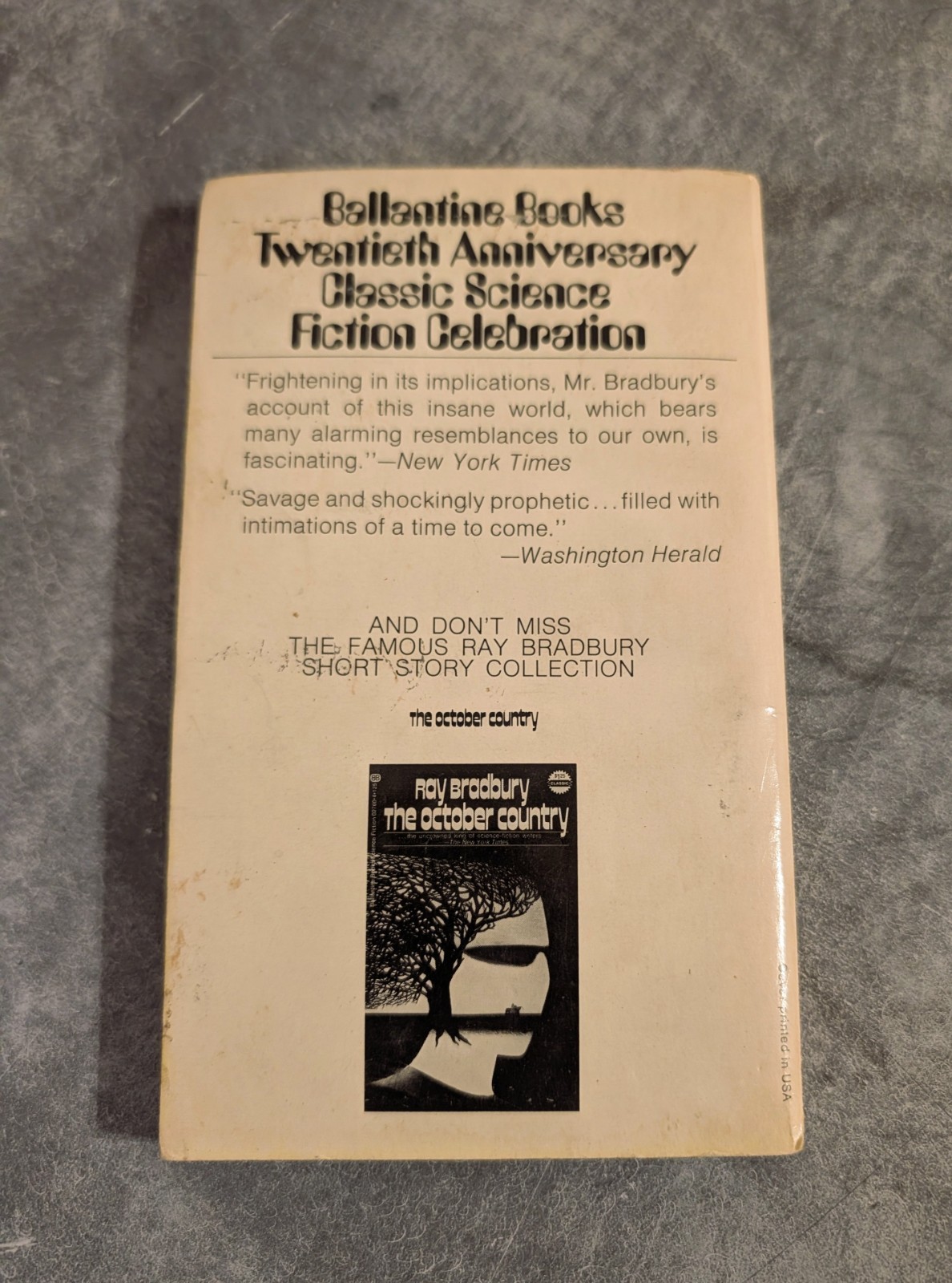 Vintage (1967-1991), Ray Bradbury, Collectible Bundle, “Fahrenheit 451”