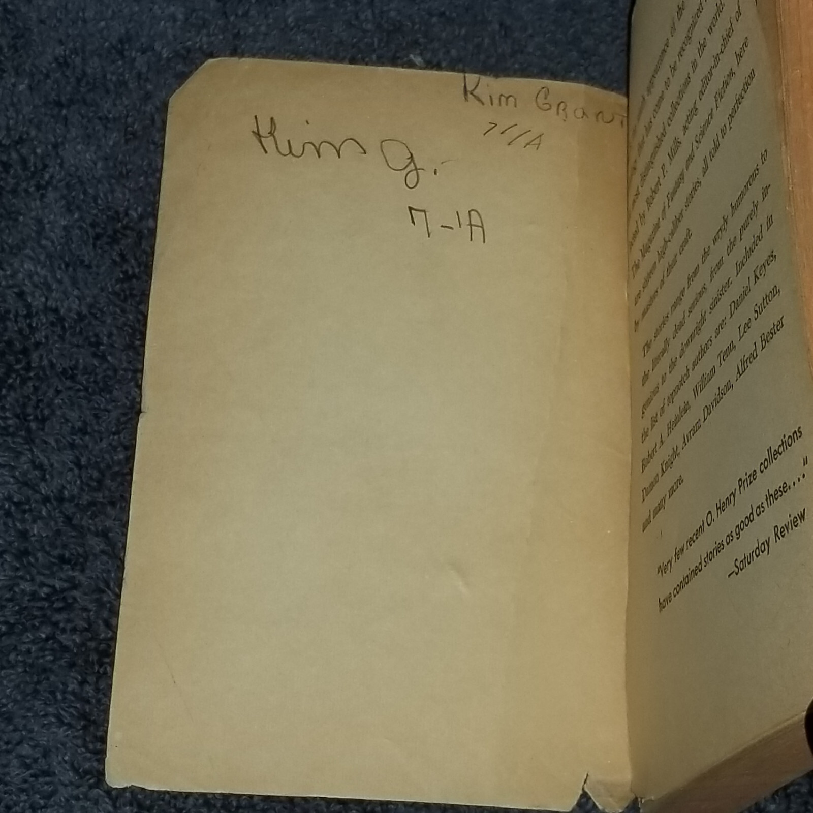 Flowers for Algernon Daniel Keyes Heinlein Tevis Bester etc 1959 Ace FREE SHIPPN