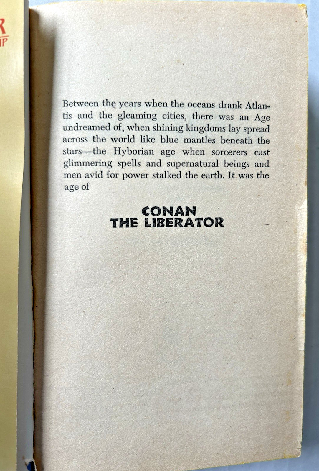 Conan the Liberator L. Sprague De Camp & Lin Carter 1st Bantam 1979 Paperback