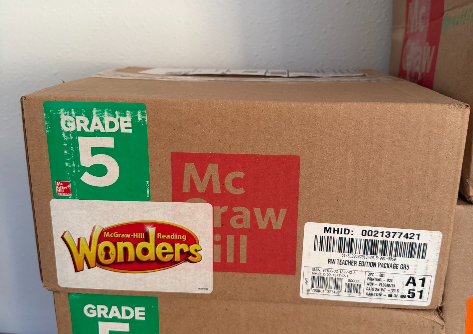 Grade 5 Wonders Teacher Edition Set Units 1-6 NEW 2017 Complete Curriculum