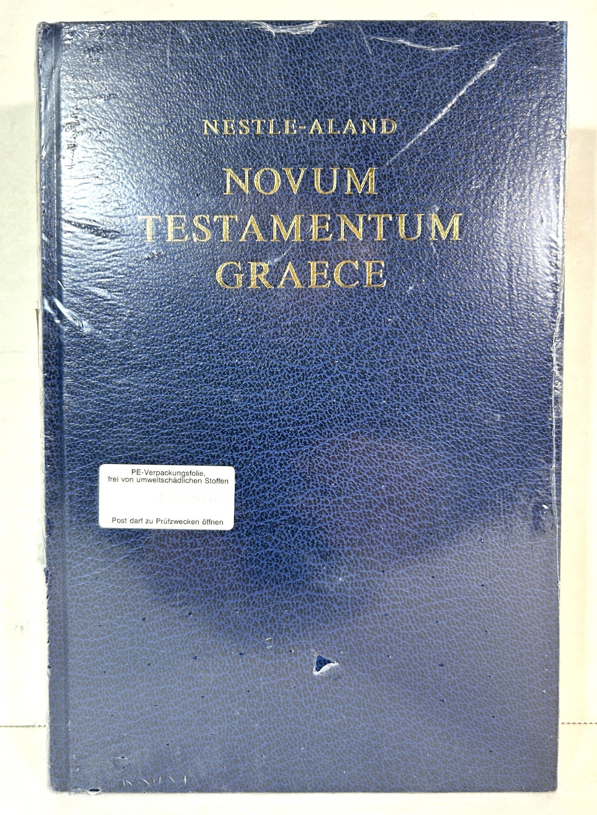 Nestle-Aland Novum Testamentum Graece 1993 Hardcover 27th Revised Edition