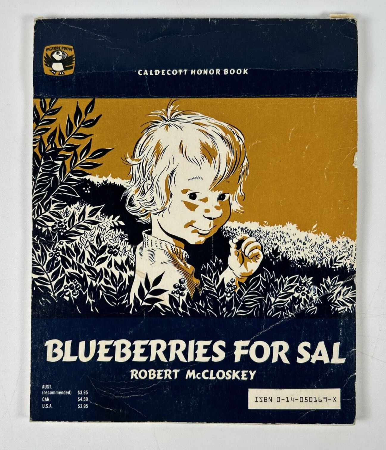 Blueberries for Sal by Robert McCloskey First Puffin Paperback 1976