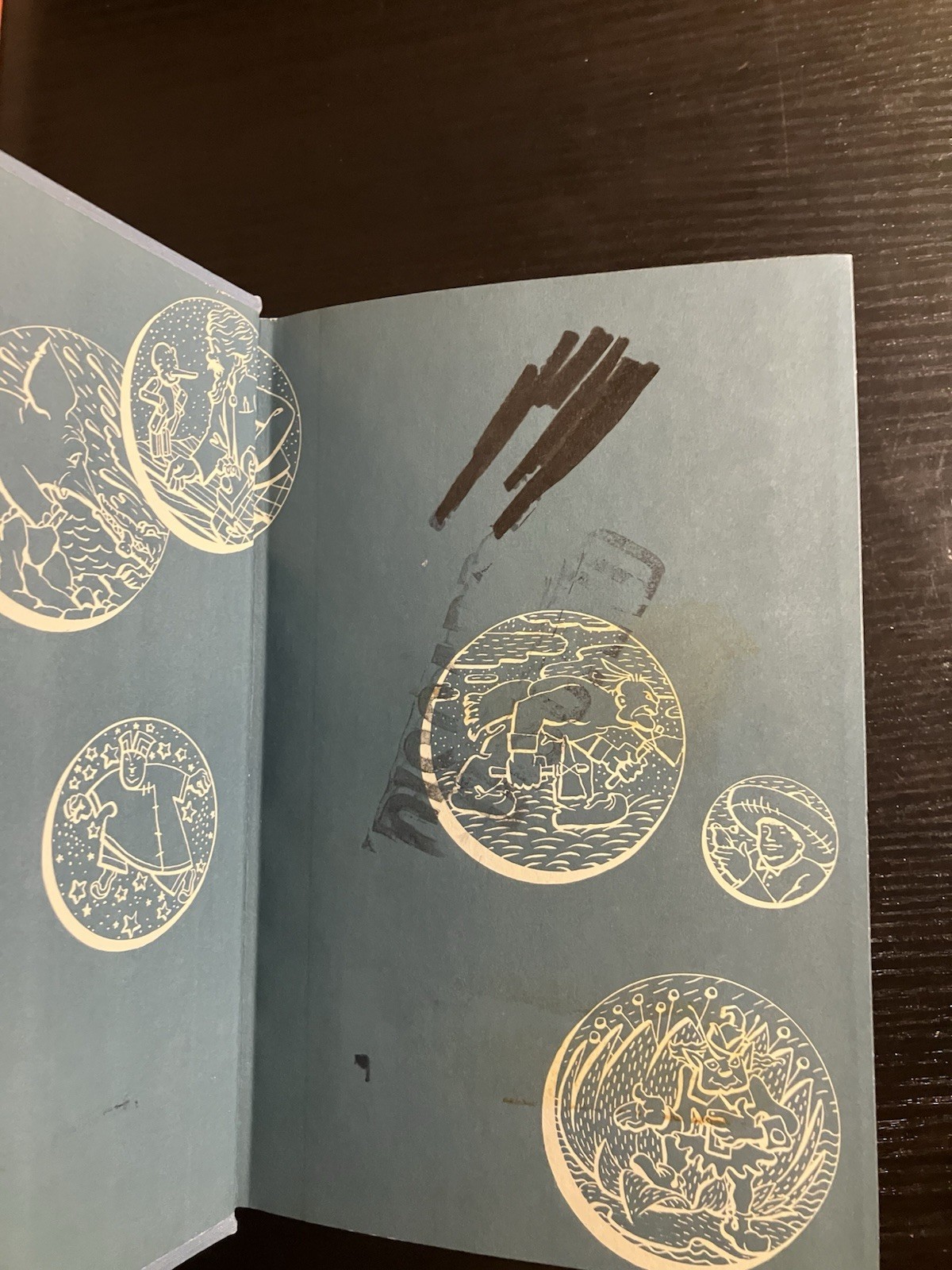 Prose and Poetry Medallion Editions, 1953 HC, Two book set -Blue Sky & Firelight
