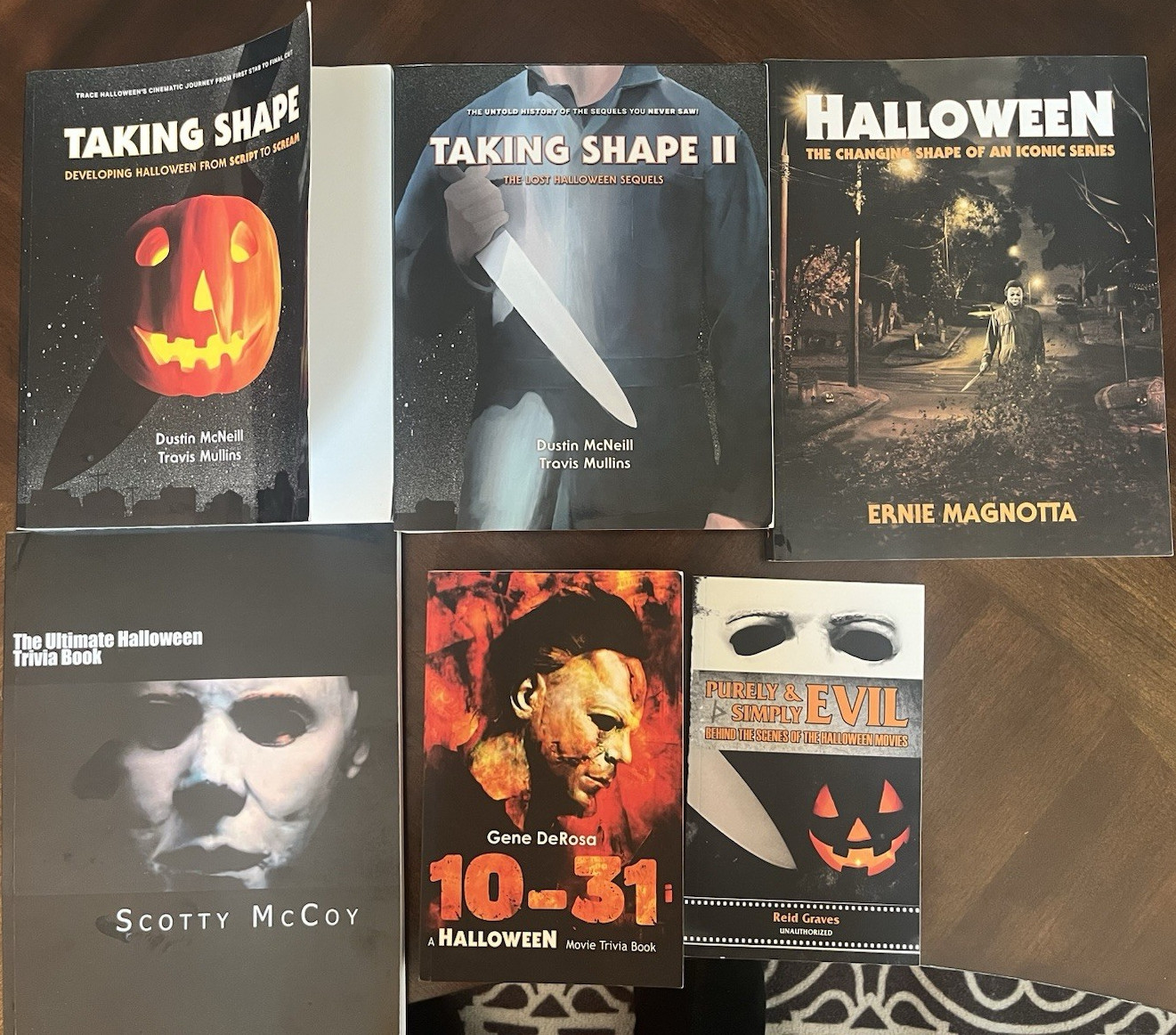 Michael Myers, Halloween Movie Trivia Book Lot by McNeill, Mullins, Magnotta,