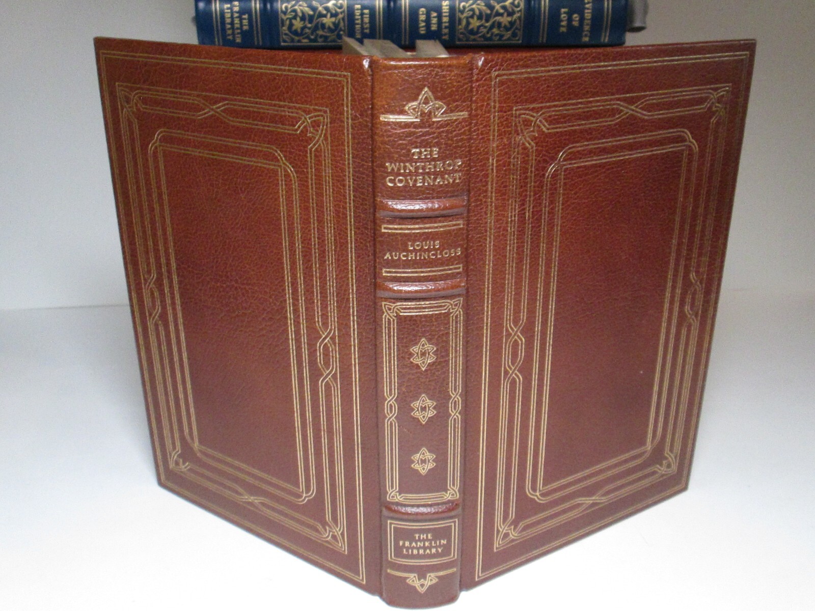 LOUIS AUCHINCLOSS The Winthrop Covenant Franklin Library Book Leather 1stEd 1976