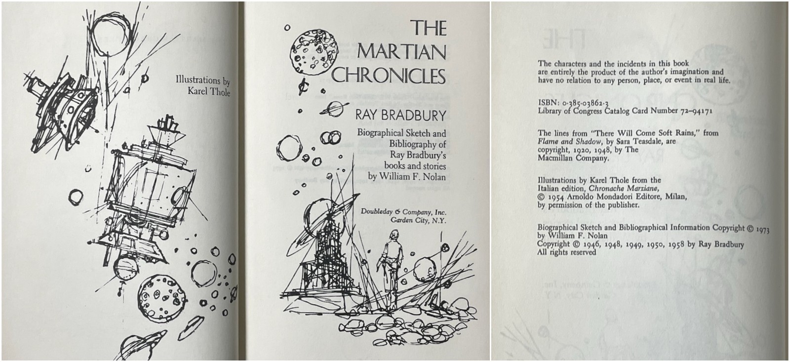 Ray Bradbury / lot of 8 hardcover First & early Editions
