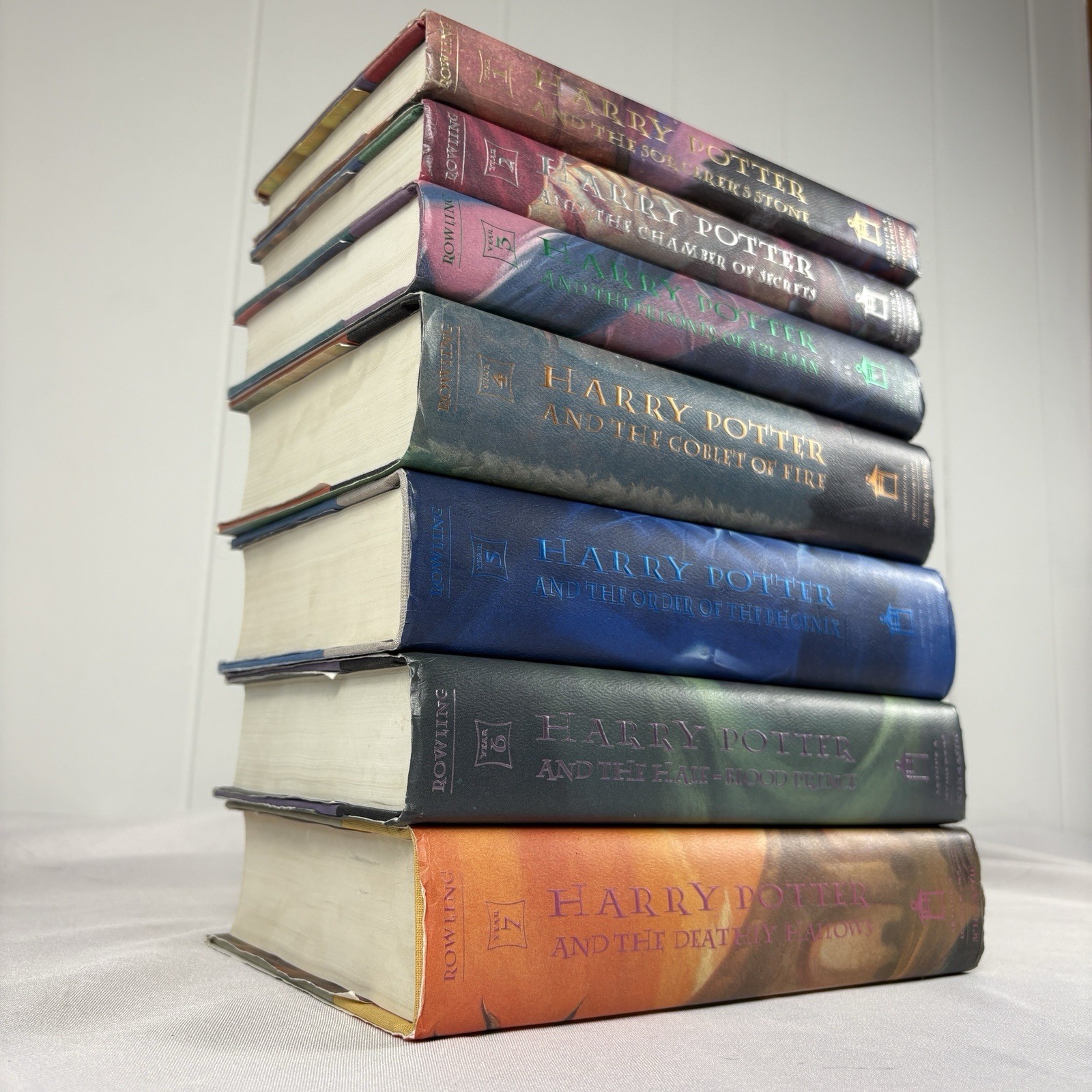 HARRY POTTER Books 7 COMPLETE 1st American Edition HARDCOVER SET by J.K. Rowling