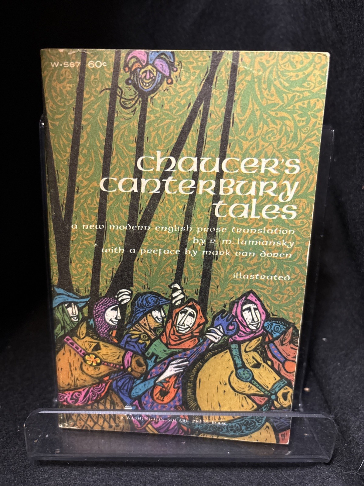 Chaucer’s Canterbury Tales by Chaucer 1960 1st Printing Washington Square Press