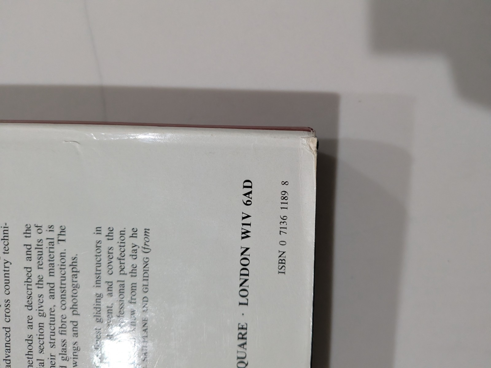British Gliders and Sailplanes 1922-1970 – Norman Ellison | 1971 1st Ed | DJ