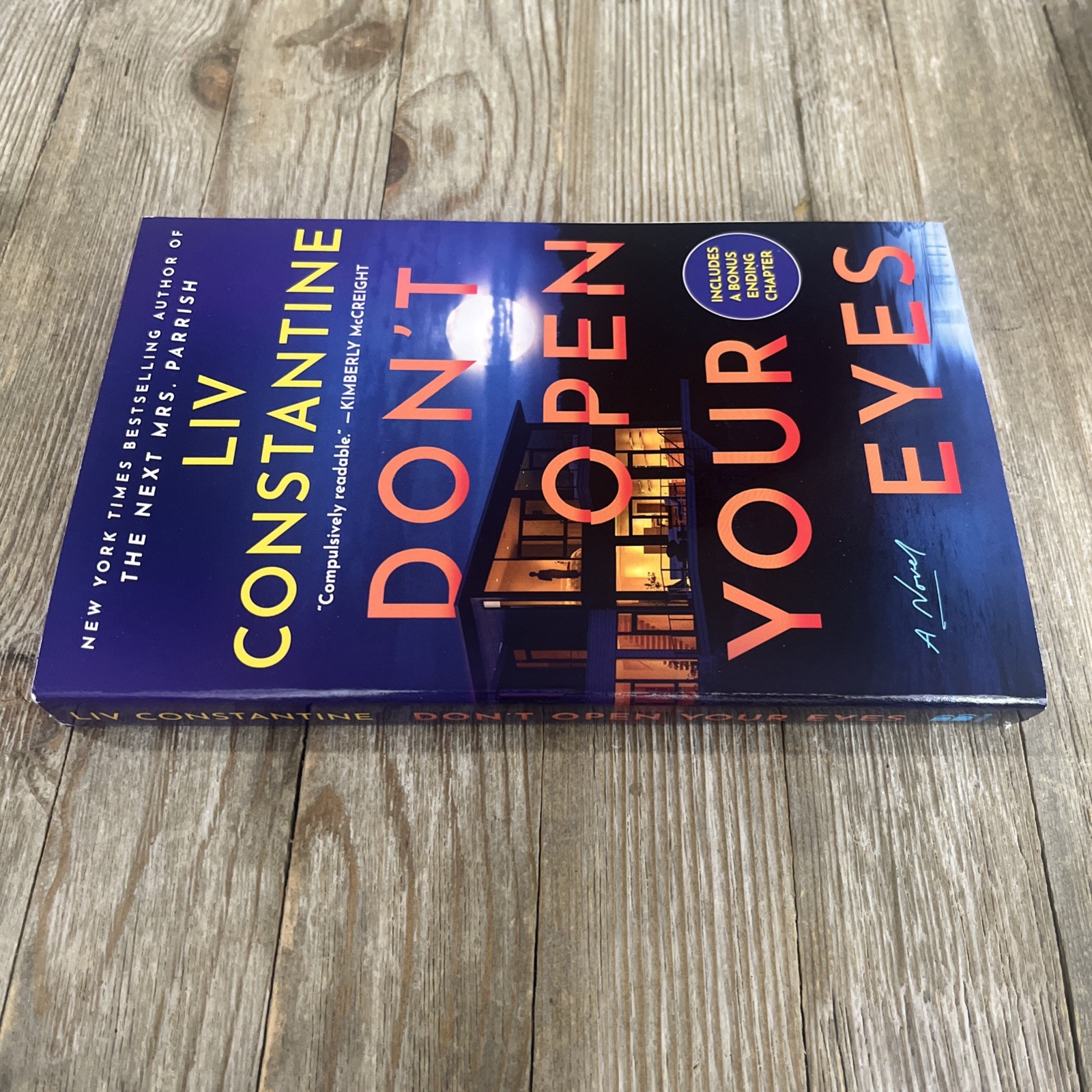 Don’t Open Your Eyes: A Novel by Liv Constantine – New – PB Book – 6/9/26